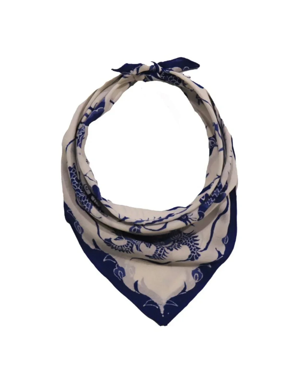 Batik Tulis Bandana, Hand Drawn Phoenix, 100% Cotton